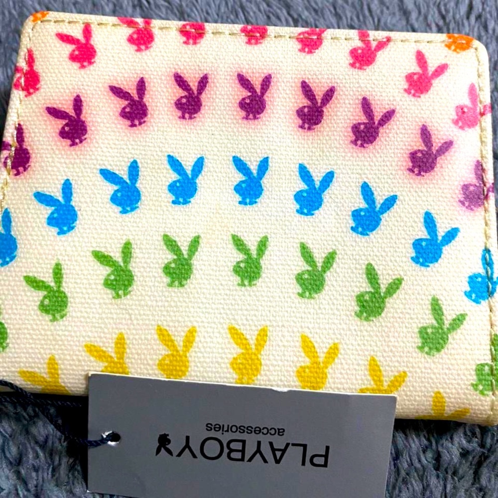 Playboy bunny vintage RARE rainbow wallet